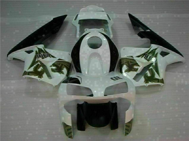 White 03-04 CBR600RR Full ABS Motorcycle Fairing White 03-04 CBR600RR Full ABS Motorcycle Fairing