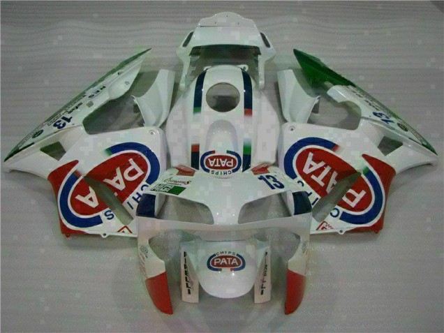 White 03-04 CBR600RR Motorcycle Fairing