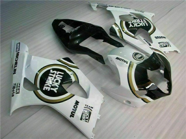White 03-04 GSXR 1000 Motorcycle Fairing White 03-04 GSXR 1000 Motorcycle Fairing