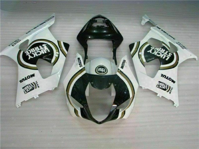 White 03-04 GSXR 1000 Motorcycle Fairing White 03-04 GSXR 1000 Motorcycle Fairing