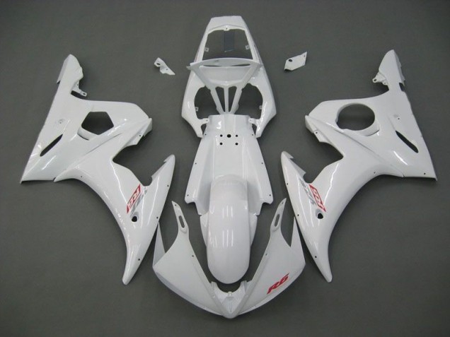 White 03-05 YZF R6 Motorcycle Fairings White 03-05 YZF R6 Motorcycle Fairings