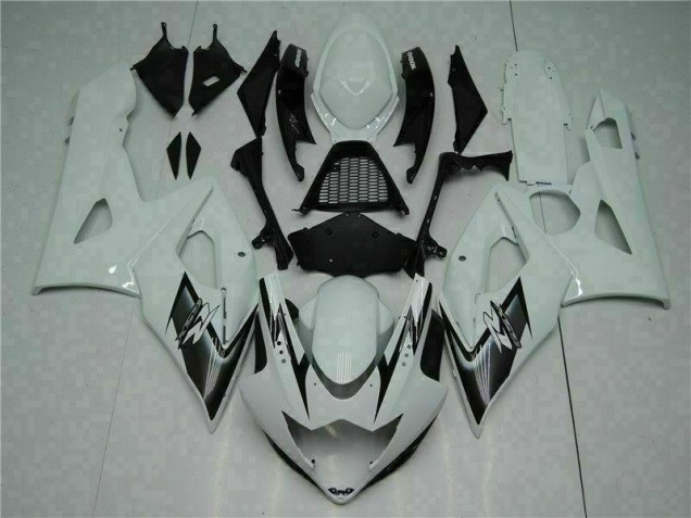 White 05-06 GSXR 1000 Motorcycle Fairing White 05-06 GSXR 1000 Motorcycle Fairing