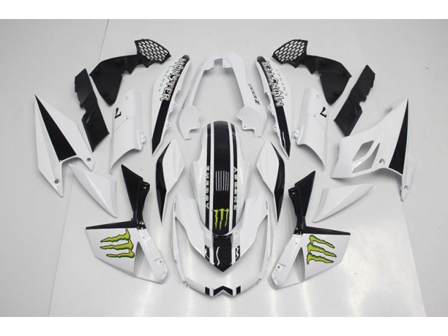 White 07-09 Z1000 Motorcycle Fairings