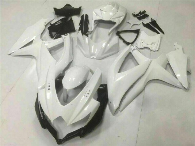 White 08-10 GSXR 600/750 Motorcycle Bodywork White 08-10 GSXR 600/750 Motorcycle Bodywork