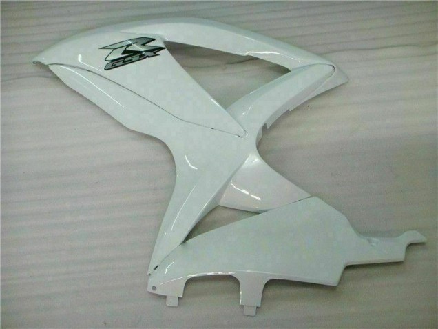 White 08-10 GSXR 600/750 Motorcycle Fairing White 08-10 GSXR 600/750 Motorcycle Fairing