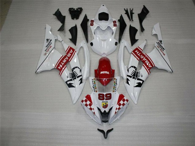 White 08-16 YZF R6 Motorcycle Fairing & Bodywork White 08-16 YZF R6 Motorcycle Fairing & Bodywork