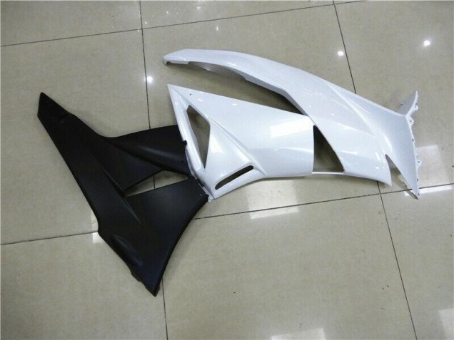 White 09-12 ZX6R Motorcycle Fairings White 09-12 ZX6R Motorcycle Fairings