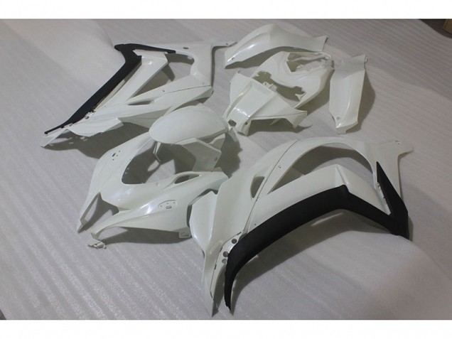 White 16-19 ZX10R Motorcycle Fairings White 16-19 ZX10R Motorcycle Fairings