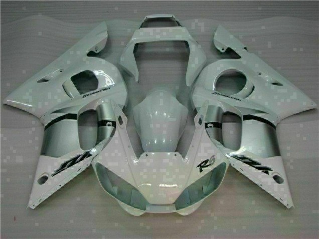 White 98-02 YZF R6 Motorcycle Fairings