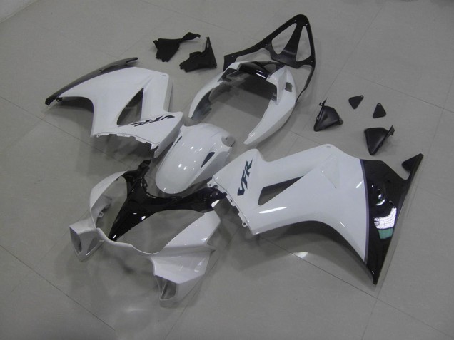 White Black 02-13 VFR800 Motorcycle Fairing White Black 02-13 VFR800 Motorcycle Fairing