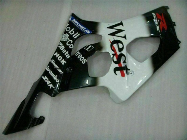 White Black 03-04 GSXR 1000 Full Motorcycle Fairing Kits White Black 03-04 GSXR 1000 Full Motorcycle Fairing Kits