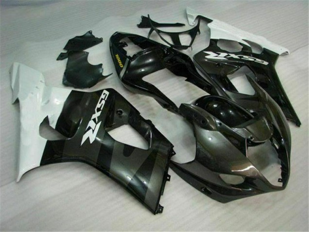 White Black 03-04 GSXR 1000 Motorcycle Fairing White Black 03-04 GSXR 1000 Motorcycle Fairing