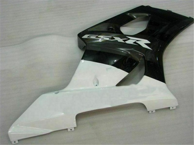 White Black 03-04 GSXR 1000 Motorcycle Fairing White Black 03-04 GSXR 1000 Motorcycle Fairing