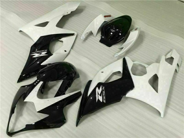 White Black 05-06 GSXR 1000 Motorcycle Fairing White Black 05-06 GSXR 1000 Motorcycle Fairing