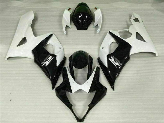 White Black 05-06 GSXR 1000 Motorcycle Fairing White Black 05-06 GSXR 1000 Motorcycle Fairing