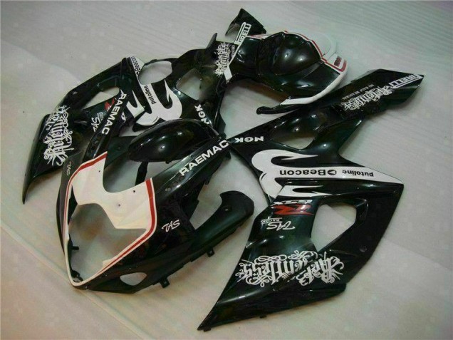 White Black 05-06 GSXR 1000 Motorcycle Fairings White Black 05-06 GSXR 1000 Motorcycle Fairings