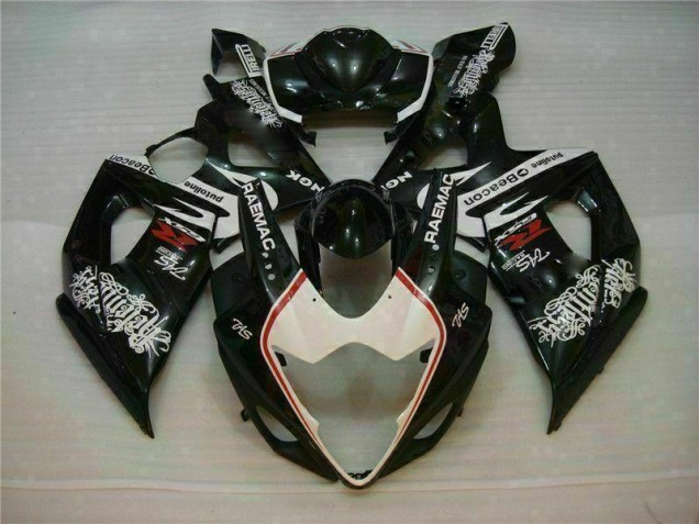White Black 05-06 GSXR 1000 Motorcycle Fairings White Black 05-06 GSXR 1000 Motorcycle Fairings