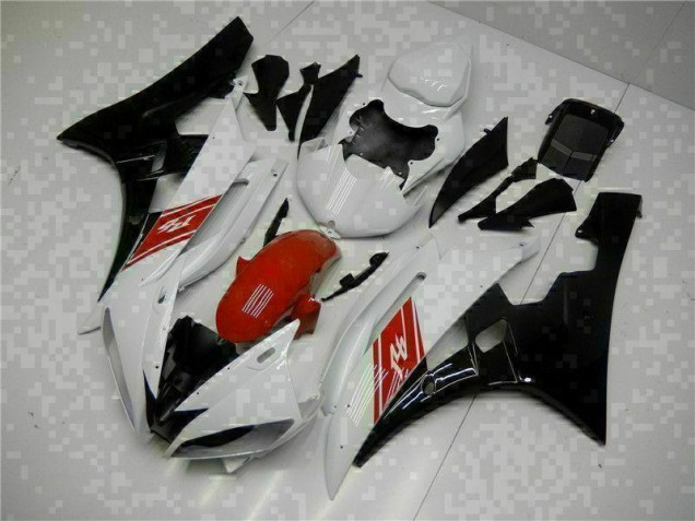 White Black 06-07 YZF R6 Motorcycle Bodywork White Black 06-07 YZF R6 Motorcycle Bodywork
