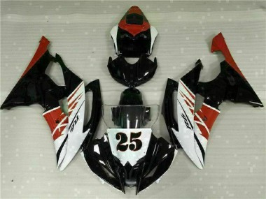 White Black 08-16 YZF R6 Motorcycle Fairing Kits