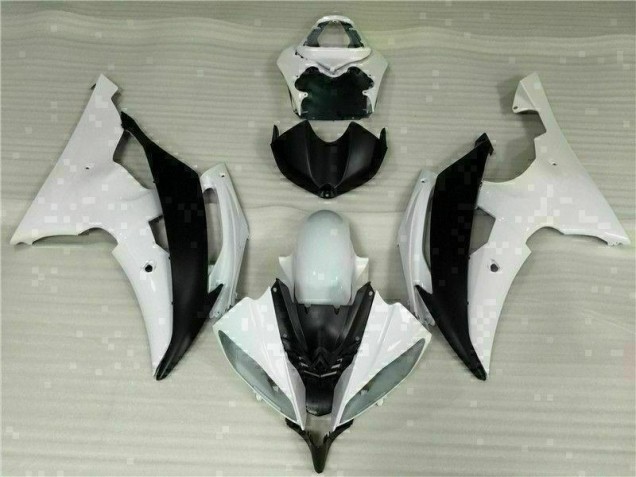 White Black 08-16 YZF R6 Motorcycle Fairing Kits & Plastic White Black 08-16 YZF R6 Motorcycle Fairing Kits & Plastic