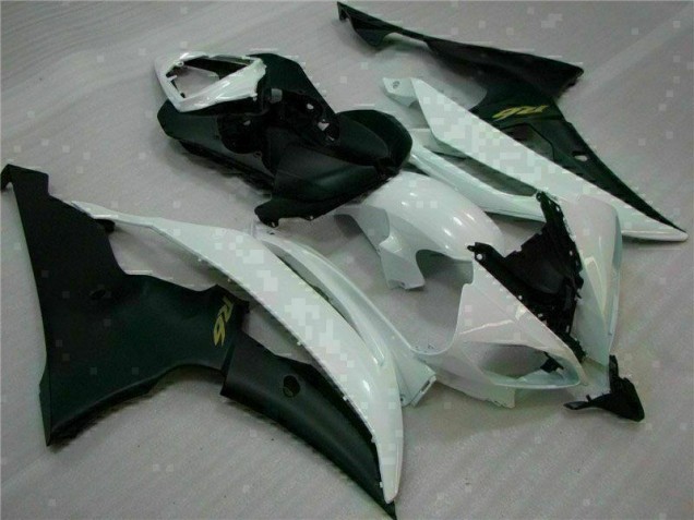 White Black 08-16 YZF R6 Motorcycle Fairing White Black 08-16 YZF R6 Motorcycle Fairing