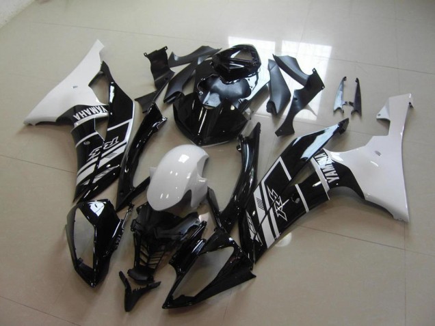 White Black 08-16 YZF R6 Motorcycle Fairings White Black 08-16 YZF R6 Motorcycle Fairings