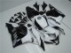 White Black 09-12 CBR600RR Motorcycle Fairing