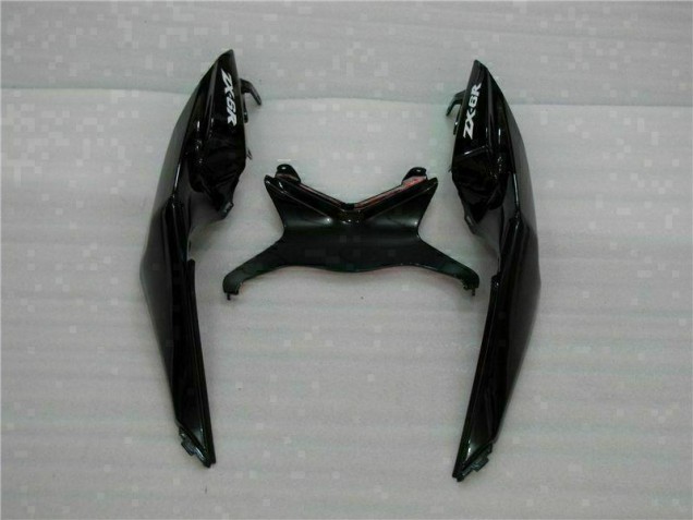 White Black 09-12 ZX6R Motorcycle Fairing White Black 09-12 ZX6R Motorcycle Fairing