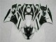 White Black 09-12 ZX6R Motorcycle Fairings White Black 09-12 ZX6R Motorcycle Fairings