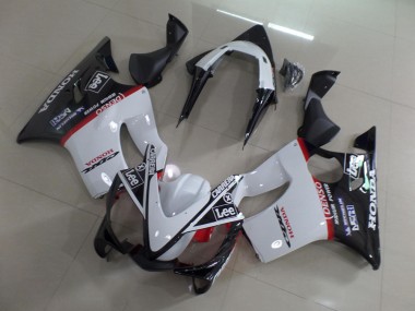 White Black Carrera Lee 01-03 CBR600 F4i Motorcycle Fairings