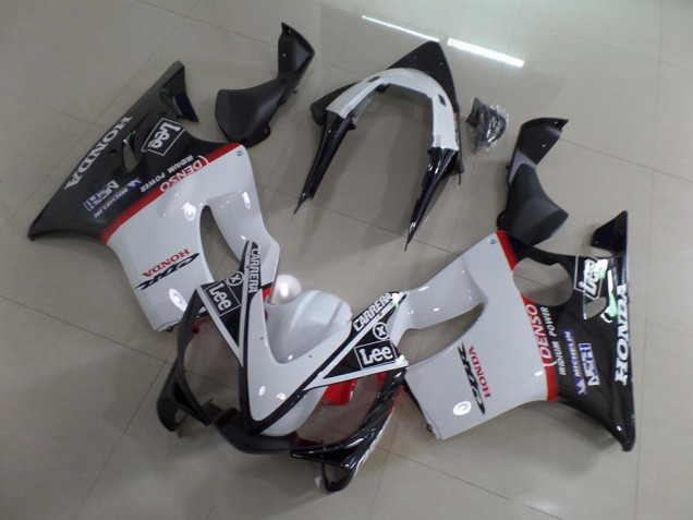 White Black Carrera Lee 01-03 CBR600 F4i Motorcycle Fairings White Black Carrera Lee 01-03 CBR600 F4i Motorcycle Fairings