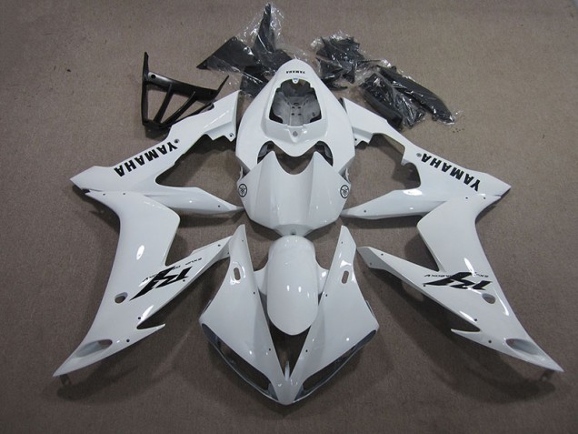 White Black Decal 04-06 YZF R1 Motorcycle Fairings White Black Decal 04-06 YZF R1 Motorcycle Fairings