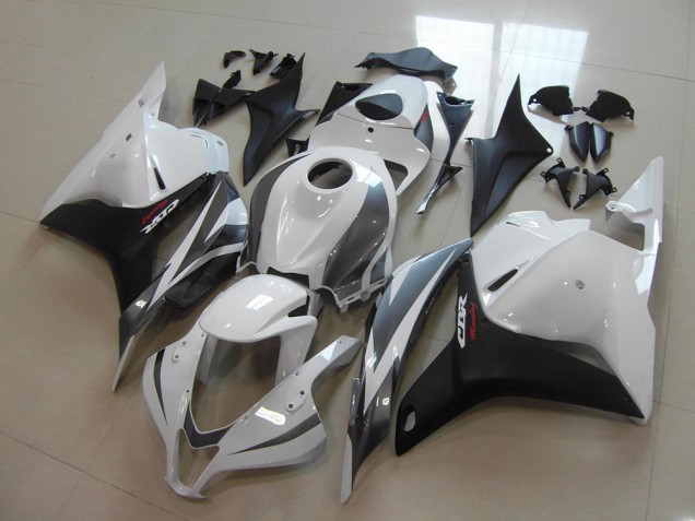 White Black Grey 09-12 CBR600RR Motorcycle Fairings