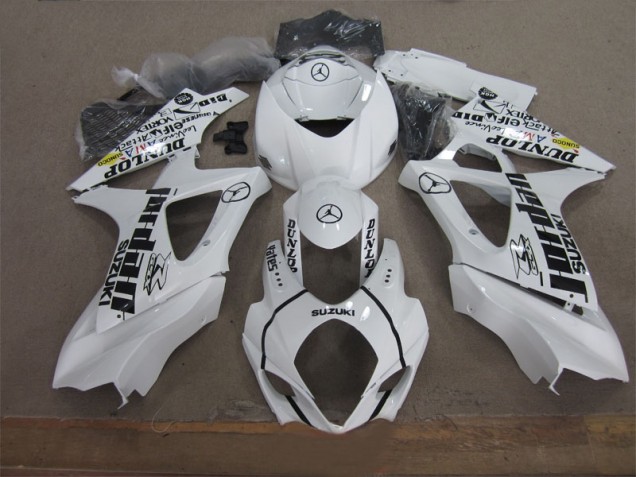 White Black Jordan 07-08 GSXR 1000 Motorcycle Fairings White Black Jordan 07-08 GSXR 1000 Motorcycle Fairings