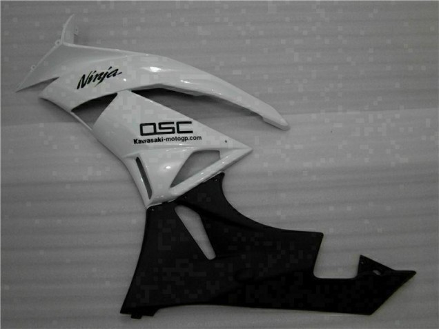 White Black Ninja 09-12 ZX6R Motorcycle Fairings White Black Ninja 09-12 ZX6R Motorcycle Fairings