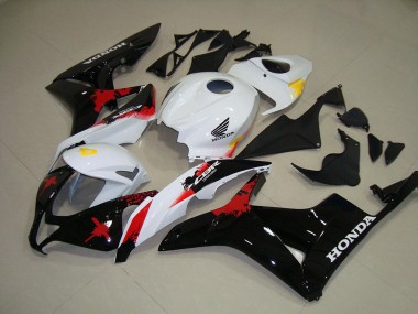 White Black Red 07-08 CBR600RR Motorcycle Fairing