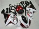 White Black Red 07-08 ZX6R Motorcycle Fairings White Black Red 07-08 ZX6R Motorcycle Fairings