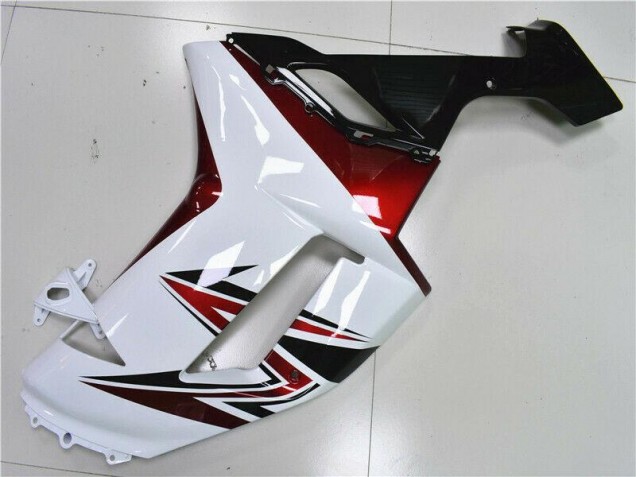 White Black Red 07-08 ZX6R Motorcycle Fairings White Black Red 07-08 ZX6R Motorcycle Fairings