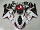 White Black Red 07-08 ZX6R Motorcycle Fairings White Black Red 07-08 ZX6R Motorcycle Fairings