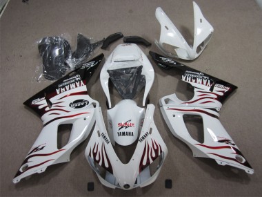 White Black Red Shark 09-11 YZF R1 Motorcycle Fairings