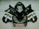 White Black West 01-03 CBR600 F4i Motorcycle Fairings