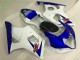 White Blue 03-04 GSXR 1000 Motorcycle Fairings White Blue 03-04 GSXR 1000 Motorcycle Fairings