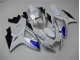 White Blue 06-07 GSXR 600/750 Motorcycle Fairing
