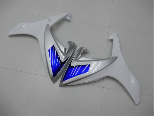 White Blue 06-07 GSXR 600/750 Motorcycle Fairing