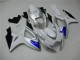 White Blue 06-07 GSXR 600/750 Motorcycle Fairing