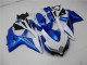 White Blue 08-10 GSXR 600/750 Motorcycle Fairing White Blue 08-10 GSXR 600/750 Motorcycle Fairing