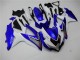 White Blue 08-10 GSXR 600/750 Motorcycle Fairings White Blue 08-10 GSXR 600/750 Motorcycle Fairings