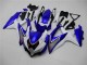 White Blue 08-10 GSXR 600/750 Motorcycle Fairings White Blue 08-10 GSXR 600/750 Motorcycle Fairings