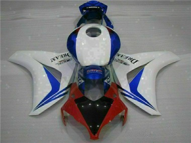 White Blue 08-11 CBR1000RR Full Motorcycle Fairing Kits