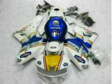 White Blue 13-21 CBR600RR Motorcycle Fairings